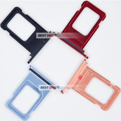 1pcs Dual SIM Card Holder Adapter For iPhone XR Single SIM Card Tray Slot Replacement Parts