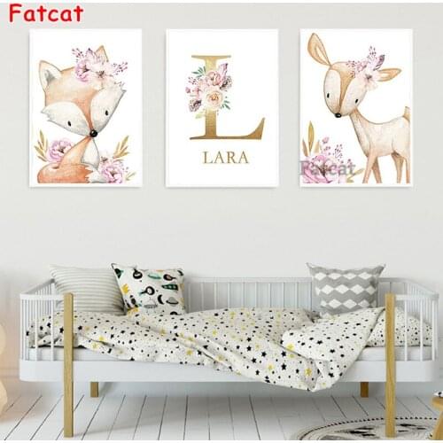 5D Diamond Painting Custom Photo 26 letters Wall Decor Full Drill Round Diamond Embroidery DIY Baby Girl Room Decor 2021 PP1859
