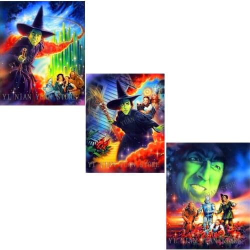 New DIY 5D Diamond Embroidery"wizard of oz"Full square/round Diamond Painting Cross Stitch Kits Diamond Mosaic Home Decoration