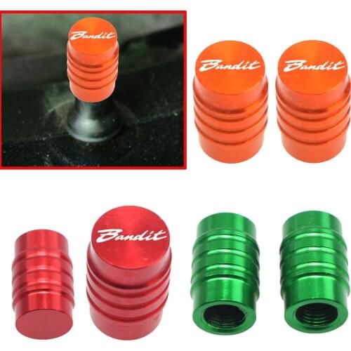 Motorcycle CNC Aluminum Accessorie Wheel Tire Valve caps cover For SUZUKI BANDIT GSF 1250S 1250 1200 650 400 250 GSX650F