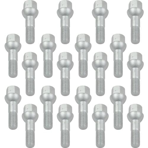 AP02 20 New Wheel Lug Bolts 2034010270 0009904807 for Mercedes C-Class CL CLK E-Class G-Class GL M-Class R-Class S-Class SLK