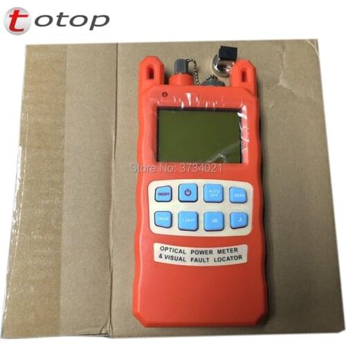 AUA-70AC 2 IN 1 Optical Power Meter visual fault locator 1-5km 10km red light source optical fiber tester