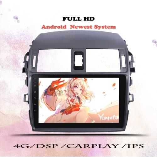 Android 10 2 Din For Toyota Corolla 10 E140 E150 2006-2013 Car Radio Multimedia Video Player Navigation stereo GPS DVD Head Unit