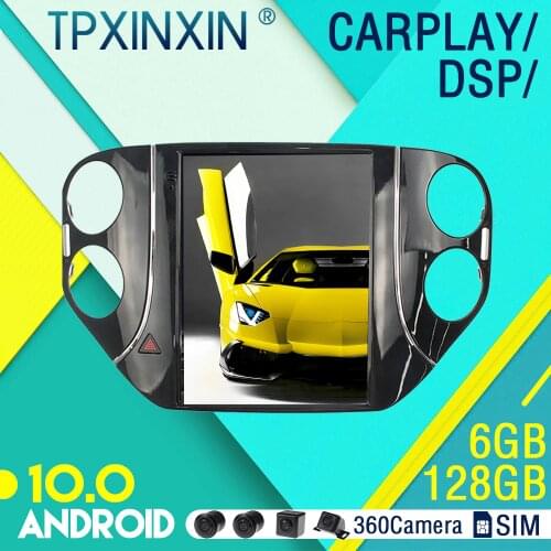 10.0 For Volkswagen Tiguan 2010 - 2013 Android Car Stereo Radio with Screen Tesla Radio Player Car GPS Navigation Head Unit