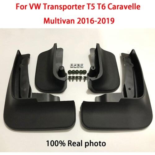 SPEWPRP Mudflap For Volkswagen VW Transporter T5 T6 Caravelle Multivan 2016-2019 Car Fender Mud Guard Splash Flaps Mudguards