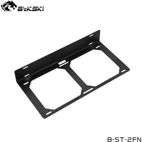 Bykski Black 240mm Fan Radiator Bracket ,Fit 12cm Fan Computer Case Holder,B-ST-2FN