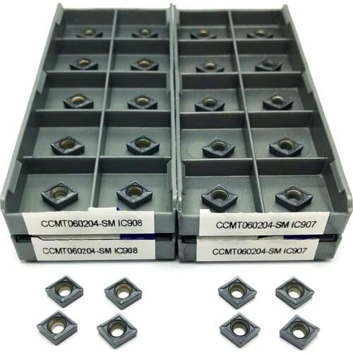 CCMT060204 SM IC907 CCMT060204 SM IC908 Internal Turning Tool Carbide Inserts CNC Cutting tool high quality metal lathe tools