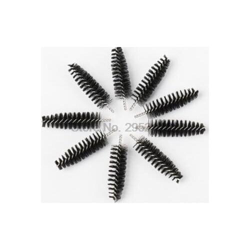 By dhl or ems 200sets 100pcs /set black tower eyelash brush head grafted eyelash curlable eyelash brush head new