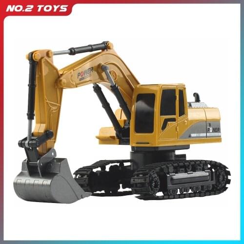 1:24 6CH RC excavator toy Engineering vehicle Caterpillar Construction Model Bulldozer tractor Childrens Boys toys Gift kids
