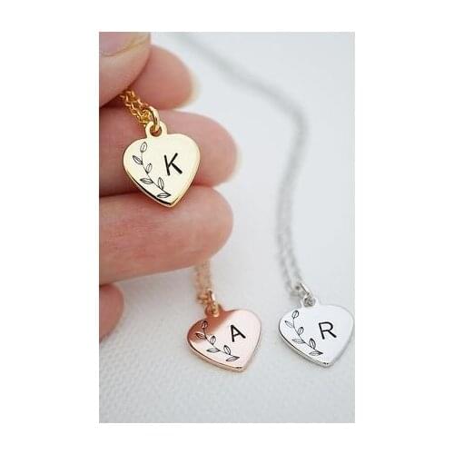 PERSONALISED CUSTOM LADY HEART PENDANT