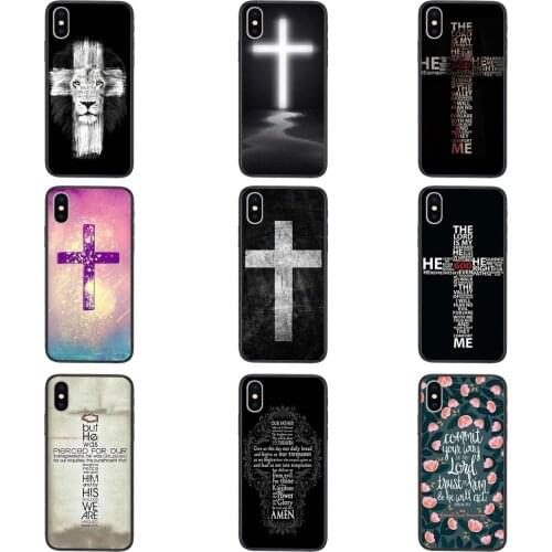 Cheap Junior Bible Jesus Christ Christian Cross Design! Accessories Pouches Skin Case For Galaxy Note 10 Lite 9 8 20 Pro A7 A8