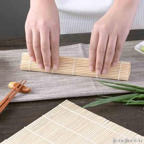 New 1PC Sushi Tool Bamboo Rolling Mat DIY Onigiri Rice Roller Chicken Roll Hand Maker Kitchen Japanese Sushi Maker Tools