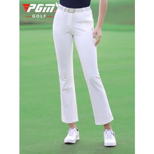 New Womens Trousers Spring And Summer Cropped Trousers Slim Trousers Stretch Flared Golf Pants Women