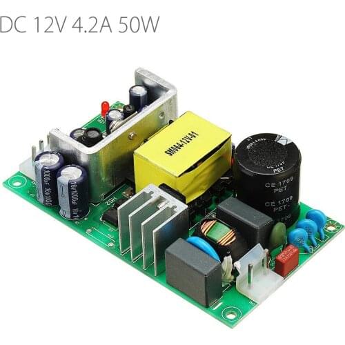 DC 12V 4.2A 50W Full Power Built-in Switching Power Supply Board Voltage Stabilized Low Interference