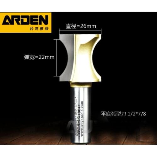 Woodworking slot mill curve engraving flat bottom