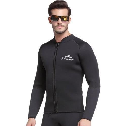 SBART 3MM thickening diving suits floating-body jellyfish length sleeve top surfing winter swimming snorkeling equipment T-shirt