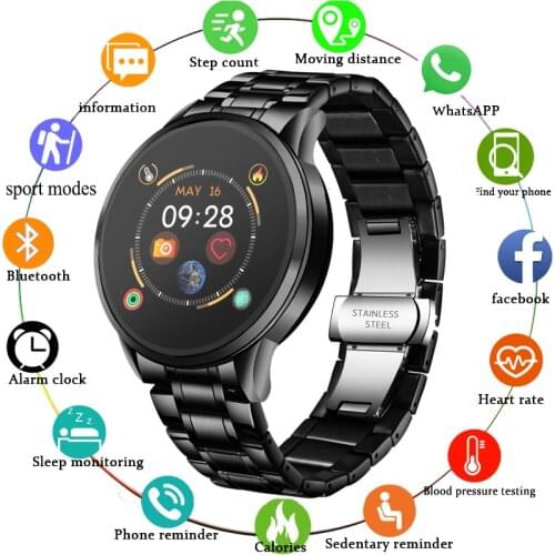LIGE Smart Watch Men IP68 Waterproof Reloj Hombre Mode SmartWatch With ECG PPG Blood Pressure Heart Rate sports fitness watches
