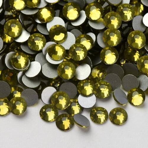 Glass Clear Non Hotfix Rhinestone /Flat Back Iron on Strass Crystal Stones Rhinestone Sticker Glue on Nail Art Rhinestones Diy