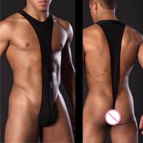 1PCS Man Erotic Sexy Strap G-string Mens Sexy Borat Mankini Costume Male Underwear Sex Low-waist Strap