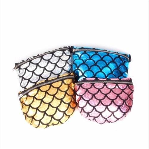 Reflective Waist Bags Women Colorful Silver Fanny Pack Female Belt Bag Snake Pattern Waist Packs Laser Chest Phone Pouch