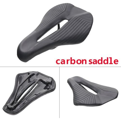 CARBON Breathable Road MTB Mountain BikeBicycle Parts tt cycling Cushion Wide Cycling Seat Comfort Saddle 235X145MM