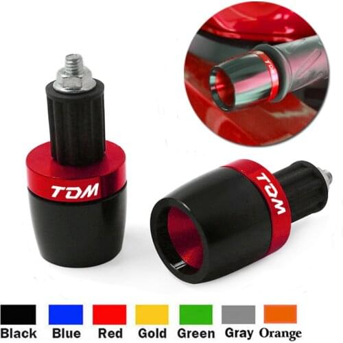 Motorcycle 7/8"22mm Universal Handle Bar Handlebar Hand Grips Ends Cap Plug Slider For YAMAHA TDM850 TDM 850 TDM900 TDM 900 900A