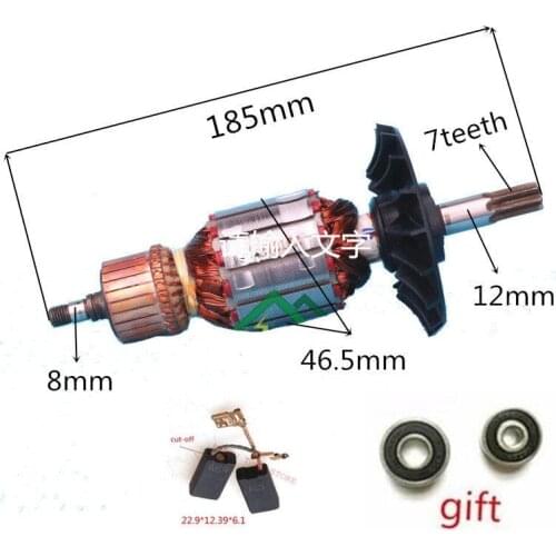 220-240V Rotor Motor Armature Replace for BOSCH GBH5-40D GBH5-40DE GBH5-40DCE GSH5E GSH5CE