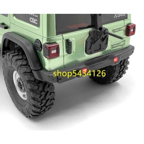 Toy Car Rear Bumper Guard For Car axial scx10 iii chassis rc jeep-wrangler rubicon body shell upgrade parts