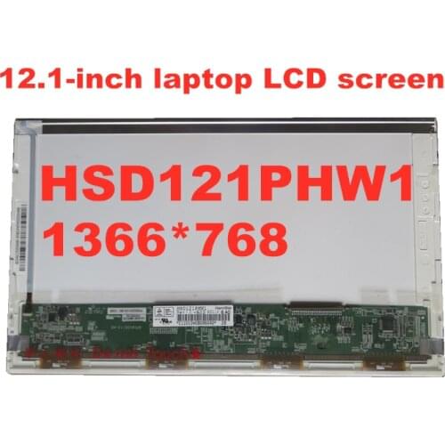 Free shipping HSD121PHW1 lcd display screen 12.1 "LCD LED Laptop Screen FOR Asus EEE PC 1215 1215B 1215T 1215N 1215P 1366 * 768