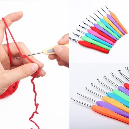 Hooks Needles Aluminium 1PC Knitting Needles Crochet Hooks Sewing Needles Sewing Tools Sewing Tools Knit Craft Yarn Weave