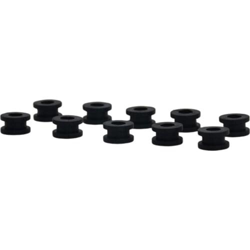 10X Motorcycle Grommets Bolt Rubber Kit For Kawasaki Ninja ZX-6R