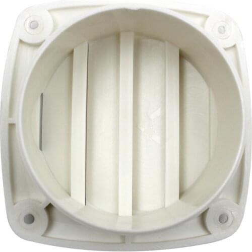 2x Marine Louvered Vents Round 3inch+4inch Hose Hull Air Vent Boat Plastic