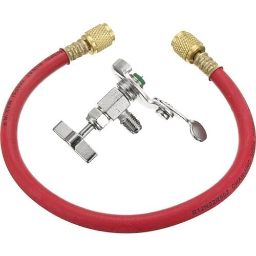 Car R12 R22 Can Tap Tapper Air Conditioning Recharge Hose Kit