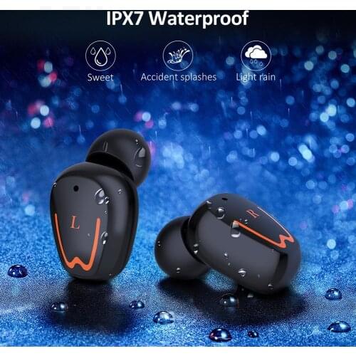 Wireless Bluetooth Earphone Waterproof Touch Control Earbuds with Charging Box Wireless Earphones
