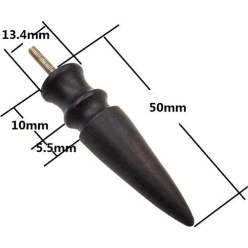 Leather Edge Electric Polishing Slicker Flat/Pointed Head Sandalwood Leathers Craft DIY Tools Tip Burnisher pjop
