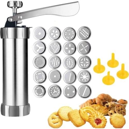 Baking Tools Manual Biscuit Cookie Press Stamps Set Cake Decorating Tools Maker D0AD