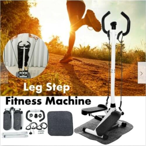 Indoor Steppers Multi-functional Pedal Weight-loss Leg Fitness Equipment With Handle Bar LCD Monitor Hydraulic Stepping Machine