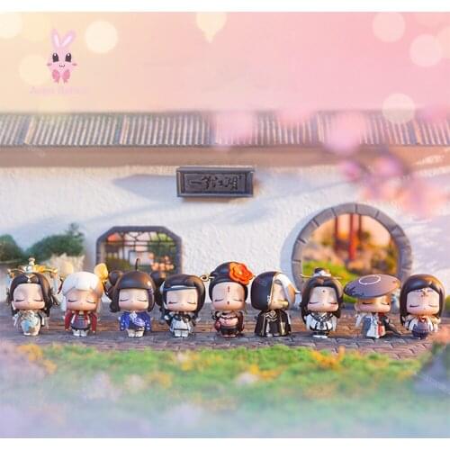 Blind Box Toys Yi Meng Jiang Hu Series 1 Blind Box Guess Bag Caja Ciega Blind Bag Toy Anime Figures Desktop Ornaments Model