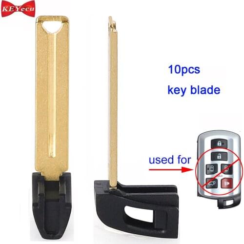 KEYECU 10pcs for Toyota Sienna 2011 2012 2013 2014 2015 2016 2017 2018 2019 Remote Key Blade for HYQ14ADR 271451-5691