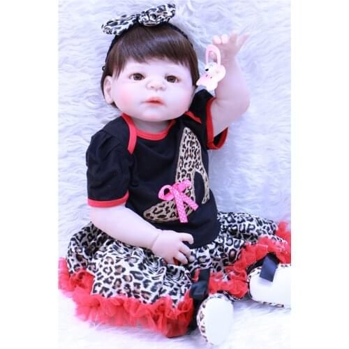 Bebes Reborn doll 57CM Full Body silicone doll Girl Reborn Baby Doll Bath Toy Lifelike Newborn Princess victoria Bonecas Menina