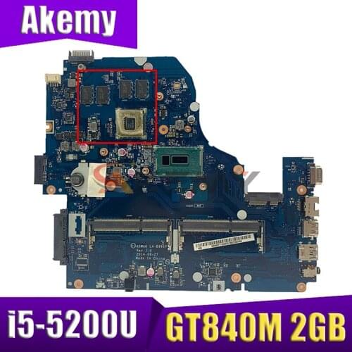 LA-B162P LA-B991P For Acer V3-572G E5-571G V5-572G E1-572 E5-531 laptop motherboard with i5-5200U CPU GT840M 2GB GPU Mainboard