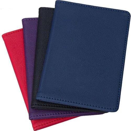Multi-function PU Travel Passport Card Case Sheath ID Card Bag Documents Protective Covers Credit Card Holder