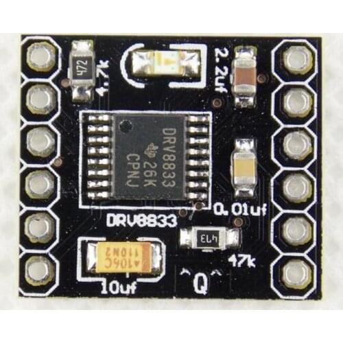 Small volume DC motor drive board 2 way motor drive module DRV8833 motor drive module