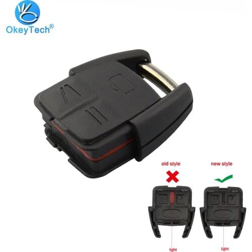 OkeyTech for Opel Key Shell Fob Part Keyless Entry 3 Button Replacement Auto Car Cover Case Fob for Vauxhall Opel Frontera Omega