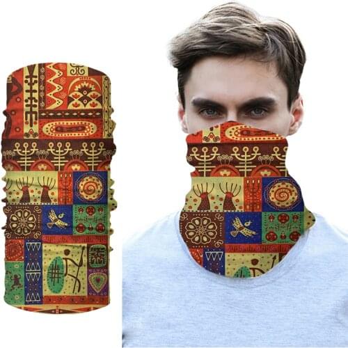 Outdoor Seamless Sport Camping Hiking Scarf Bandana Windproof Sunscreen Neck Tube Gaiter Headband Cubreboca Con Respirador