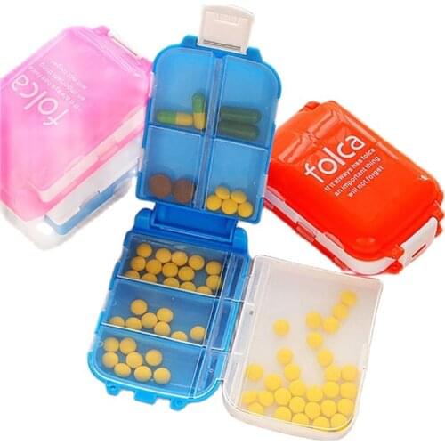 Weekly Sort Folding Vitamin Medicine Tablet Drug Pill Box Case Portable Container Organizer Bag Accessories Storage Organizer