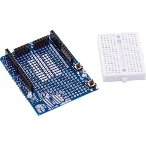 UNO Proto Shield Prototype Expansion Board With SYB-170 BreadBoard Based For ARDUINO UNO ProtoShield