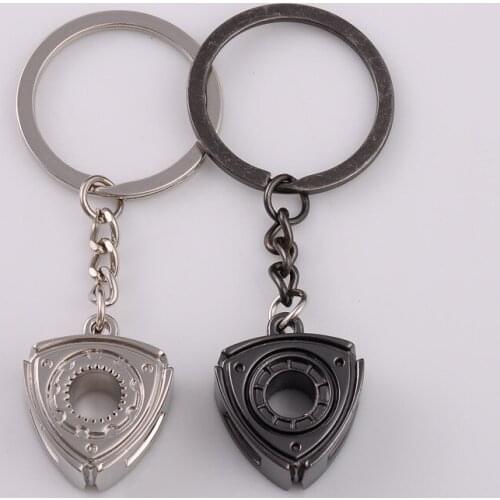 Keyring Rotary Wankel Engine Rotor For Mazda RX7 RX8 2 3 6 Atenza Axela Keychain Turbo Car Accessories Parts Key Chain