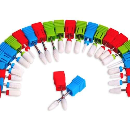 Professional Milling Cutter For Ceramic Mill Manicure Machine Set Cutter For Pedicure Electric Nail Files Nail Drill Bits