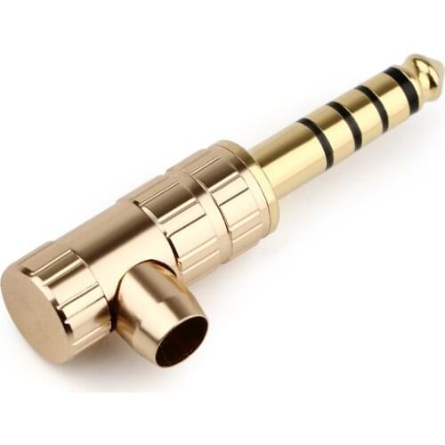 4.4mm Jack 5 Poles Stereo Headphone Plug For NW-WM1Z/A Player HIFI Earphone Audio Connector Gold-Plated Copper 4.4 MiniJack